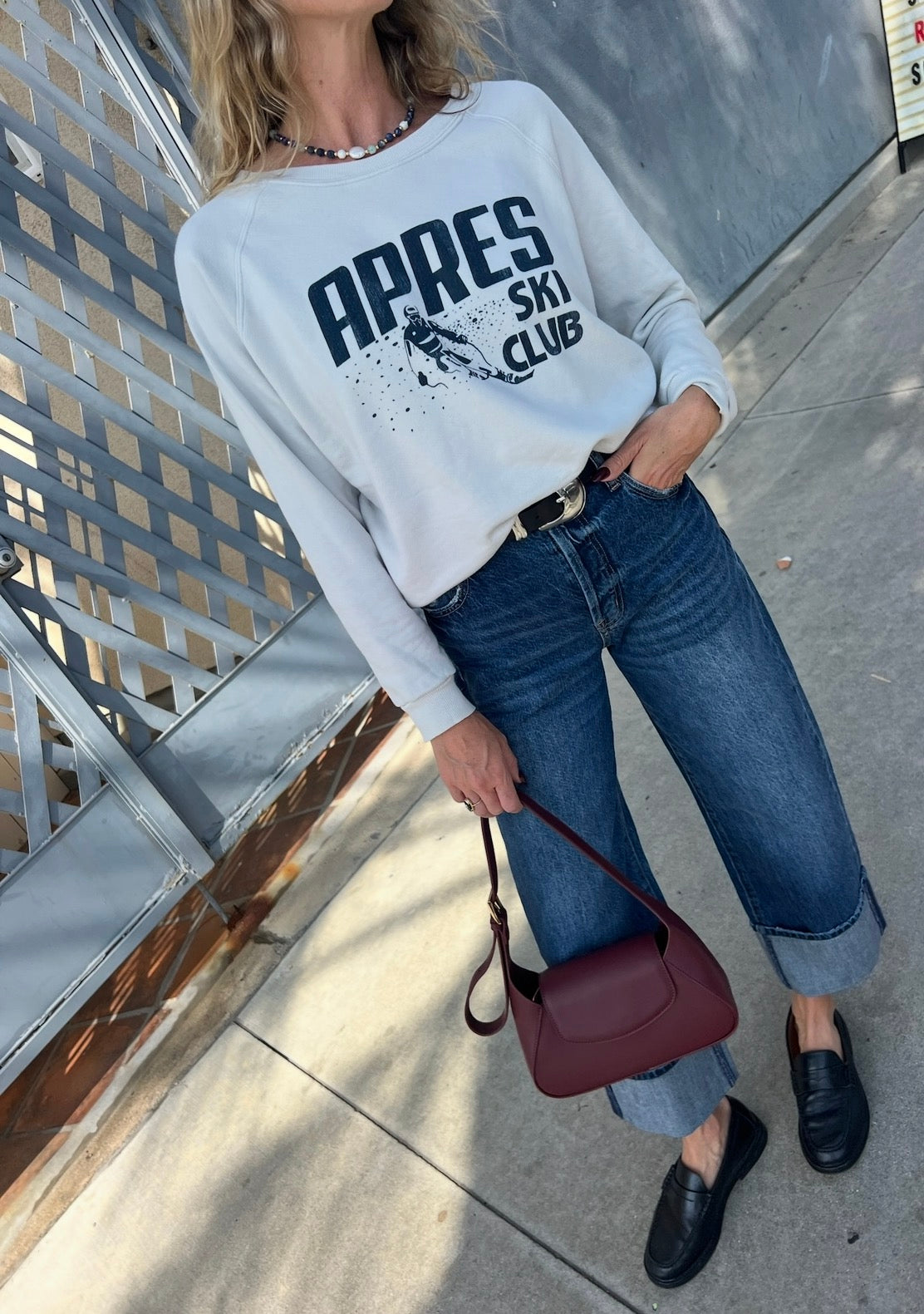 Apres Ski Club Sweatshirt - Ice