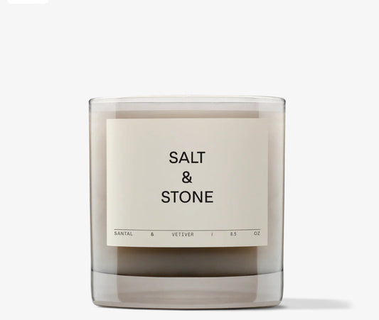 Salt & Stone Candle - Santal & Vetiver