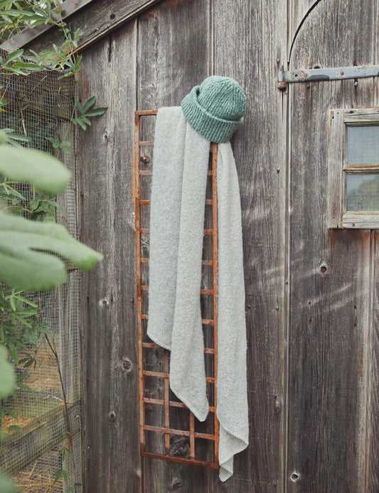 Rangeley Recycled Blend Scarf - Barely Grey
