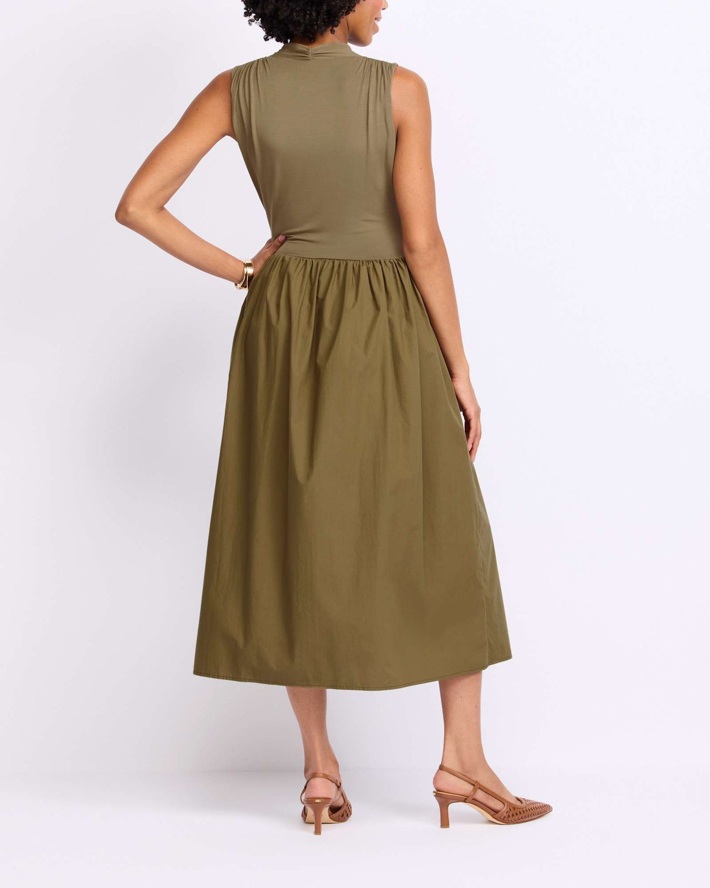 Winnie Dress - Washed Olive