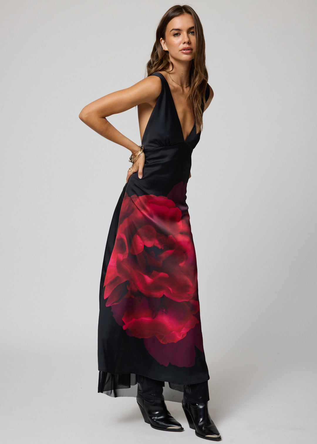 The Stella Maxi - Midnight Rose