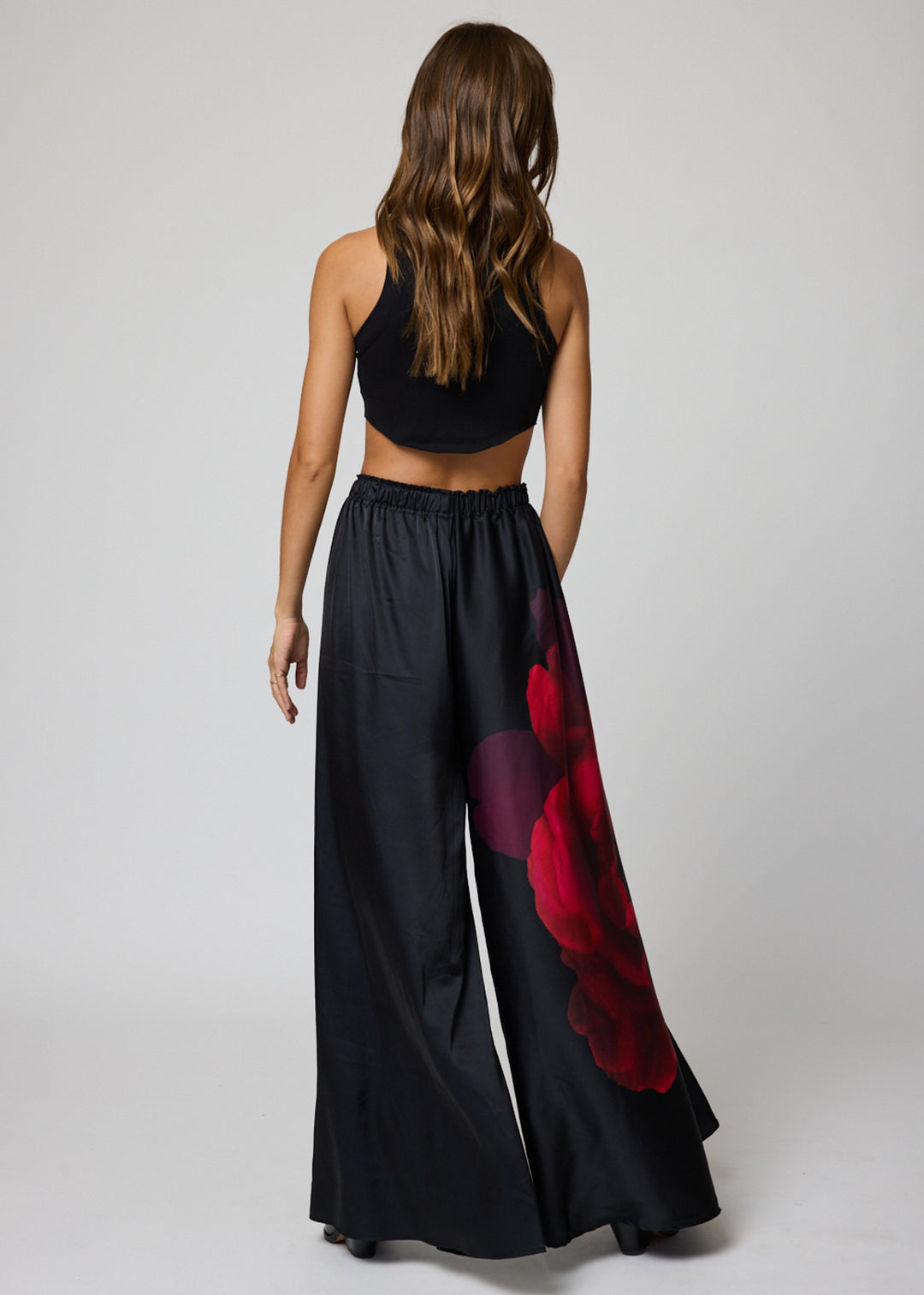 The Widest Leg Pants - Midnight Rose