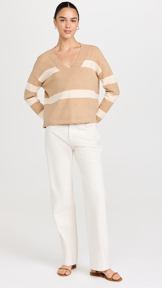 Morjana Sweater - Camel Stripe