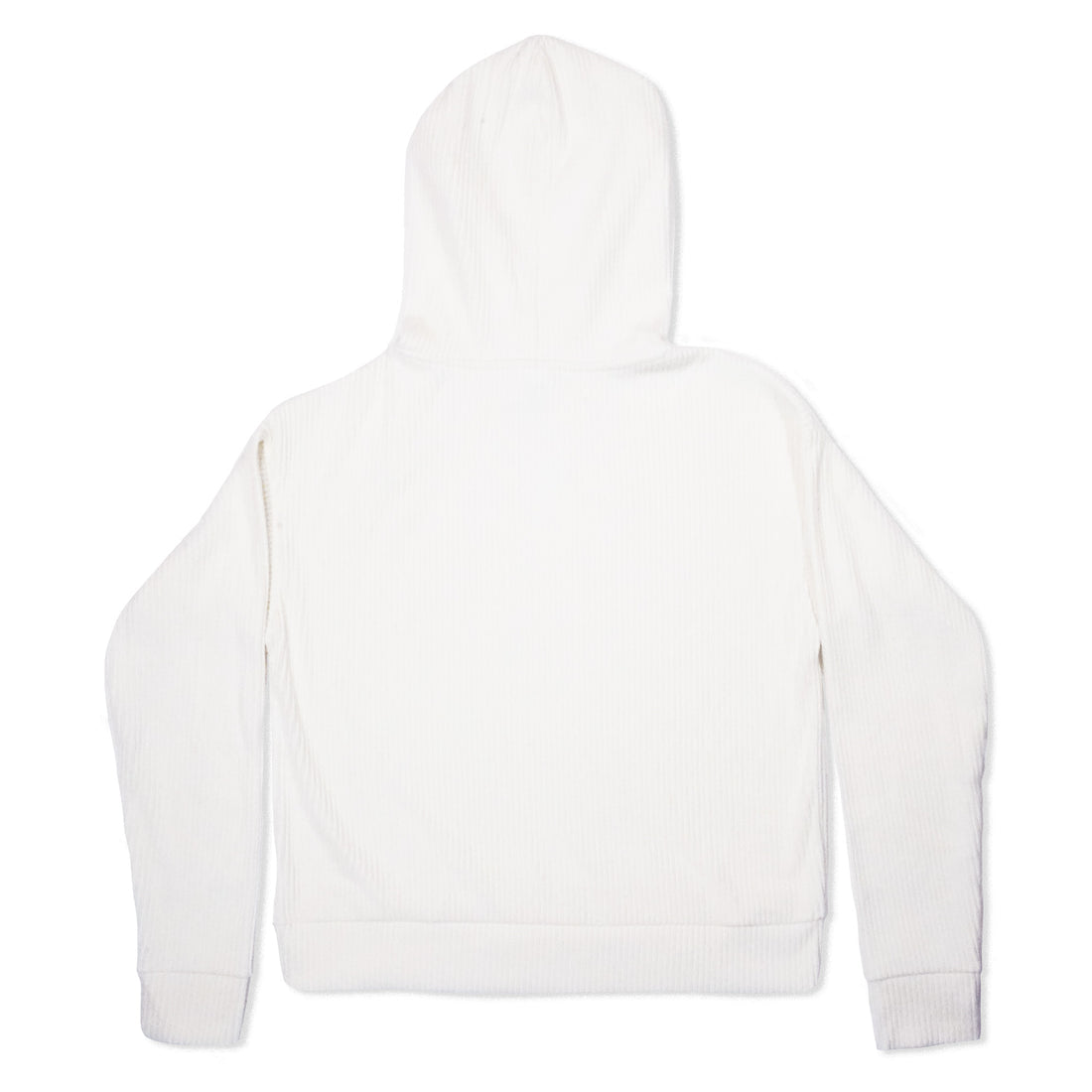 Malibu Ribbed Hoodie - Off White