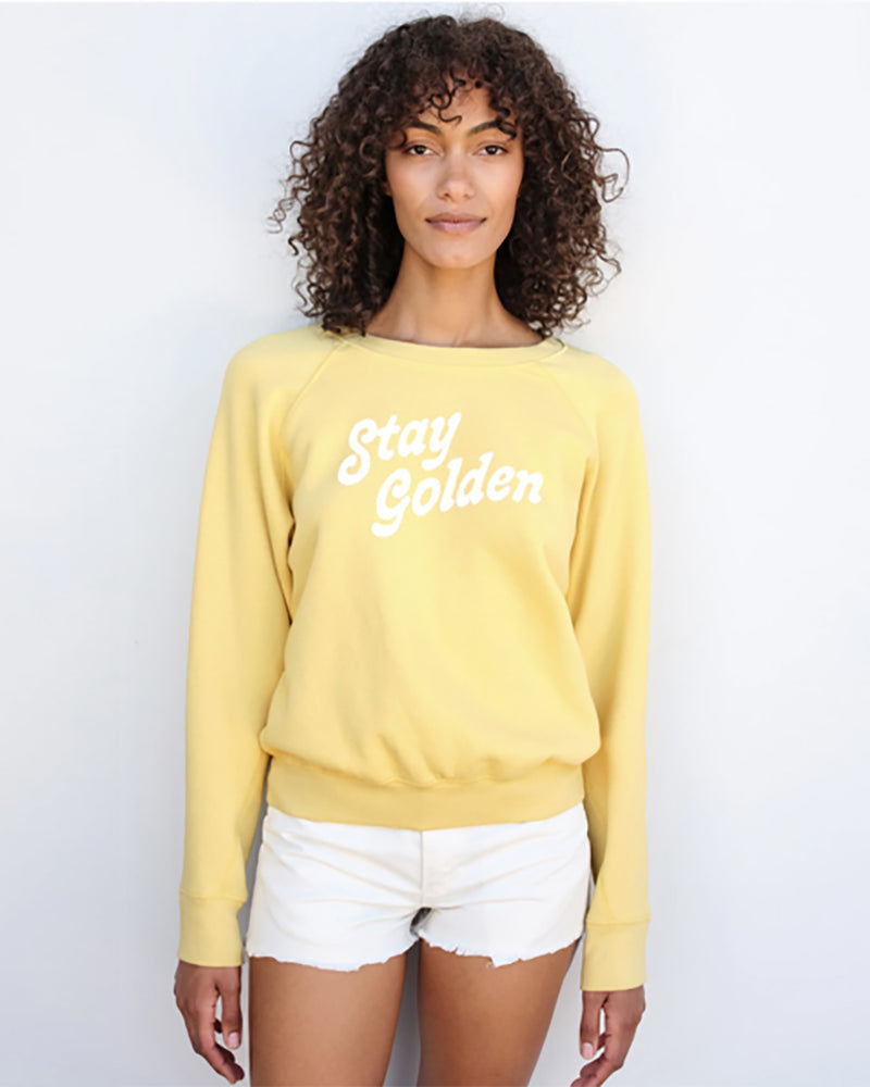 Stay Golden Sweatshirt - Gold