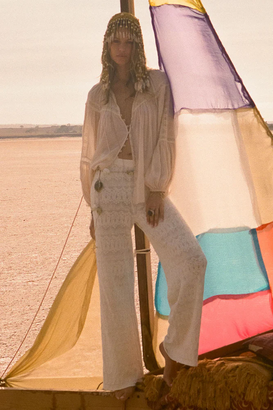 Siesta Pant - White Sand