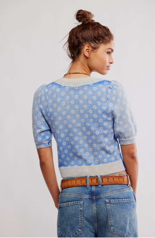 Isla Pattern Cardi - Combalt Combo