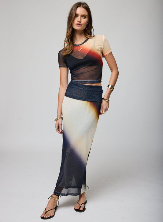 Mesh Baby Tee - Hot Summer Night