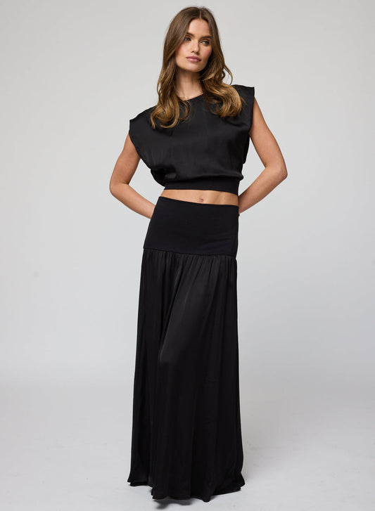 Silky Pacific Tank - Black