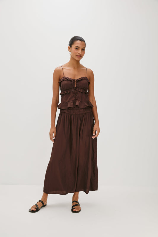 Nara Skirt- Espresso