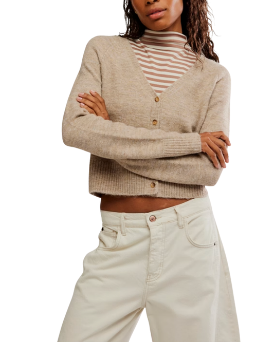 School Girl Cardi - Feather Grey