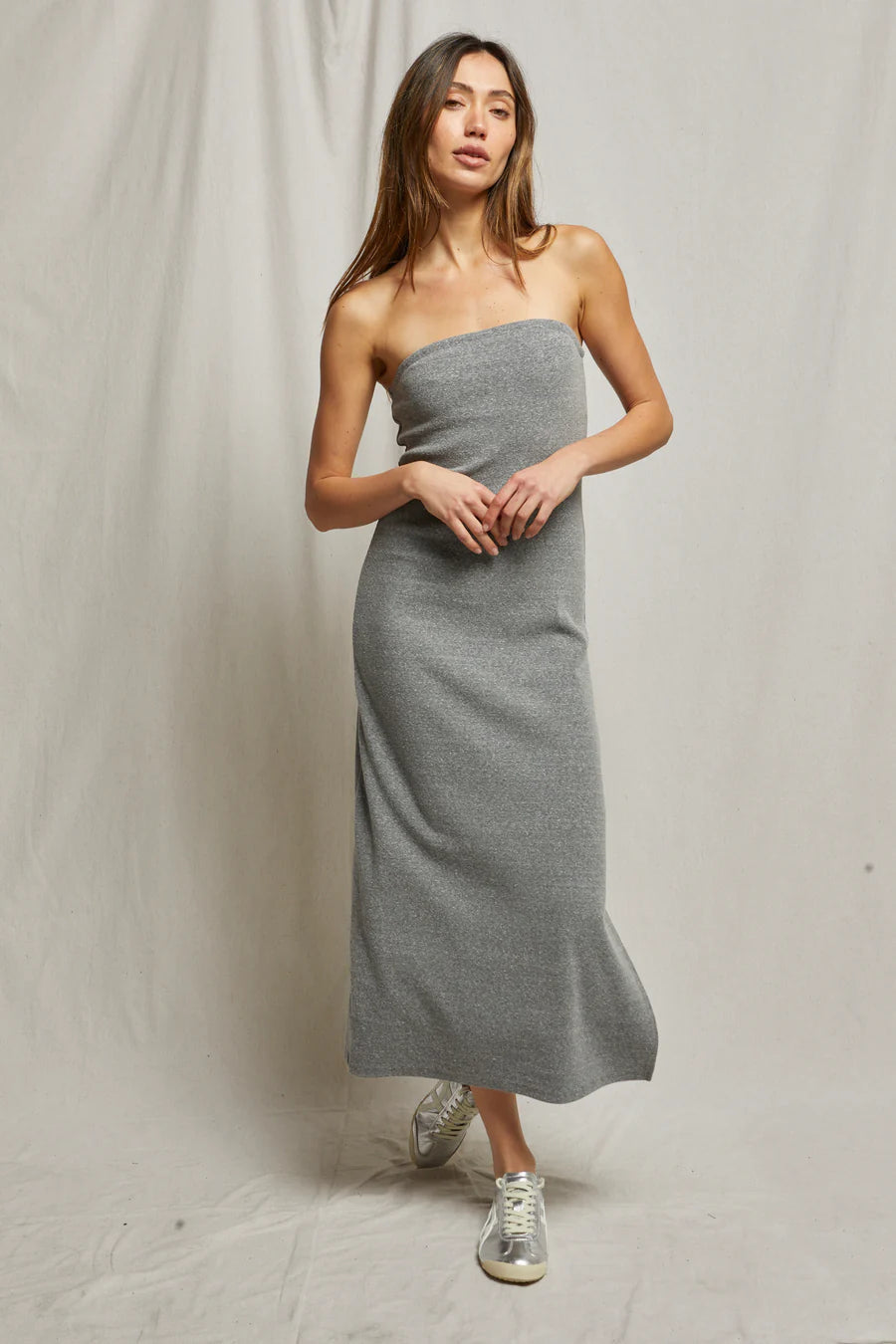 Nadine Tube Dress - Heather Grey