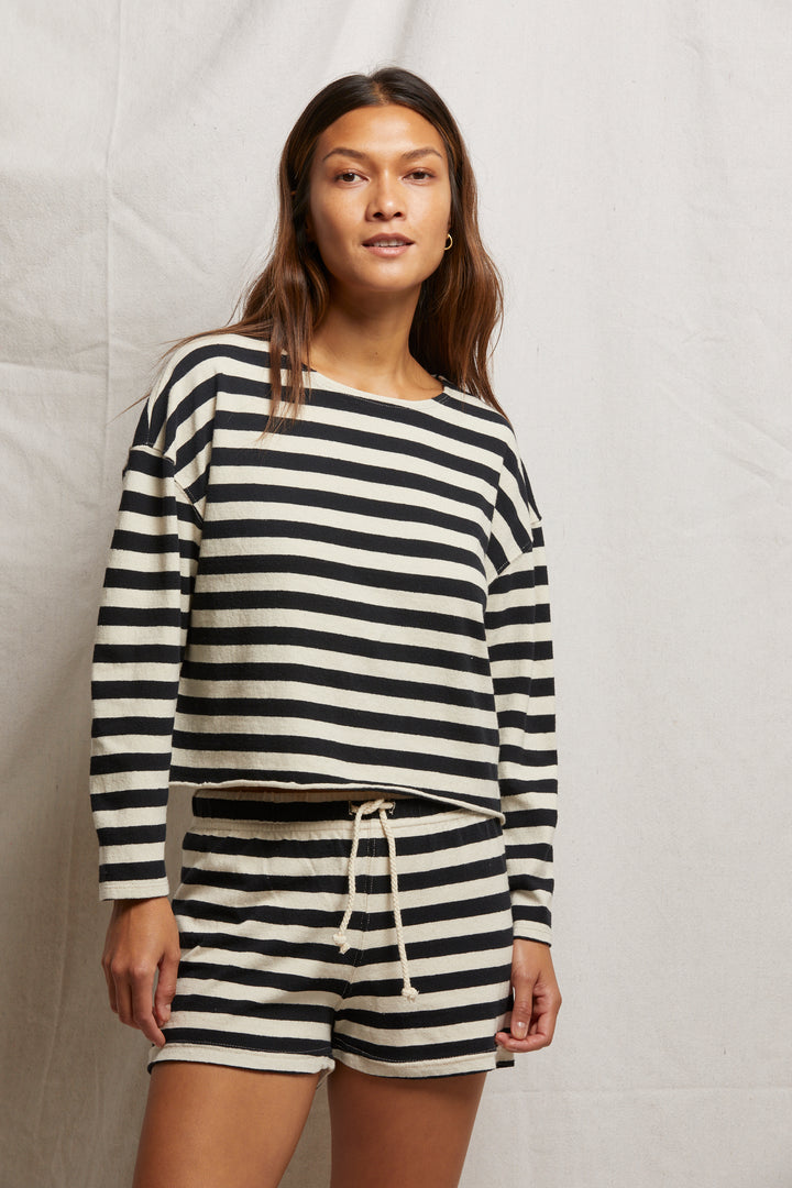 Jesse Short - Black/Natural Stripe