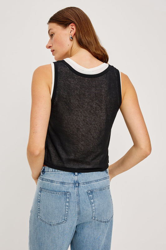 Kelly Top - Black Ivory