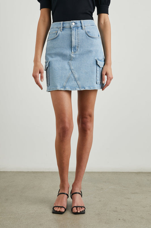 Laurel Cargo Skirt - Crystal Blue