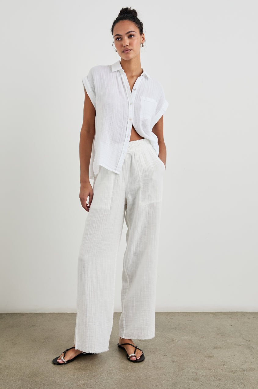 Leon Pant - White