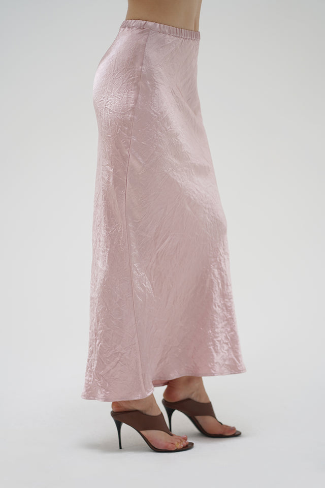 Eva Shine Skirt - Rosewater Shine