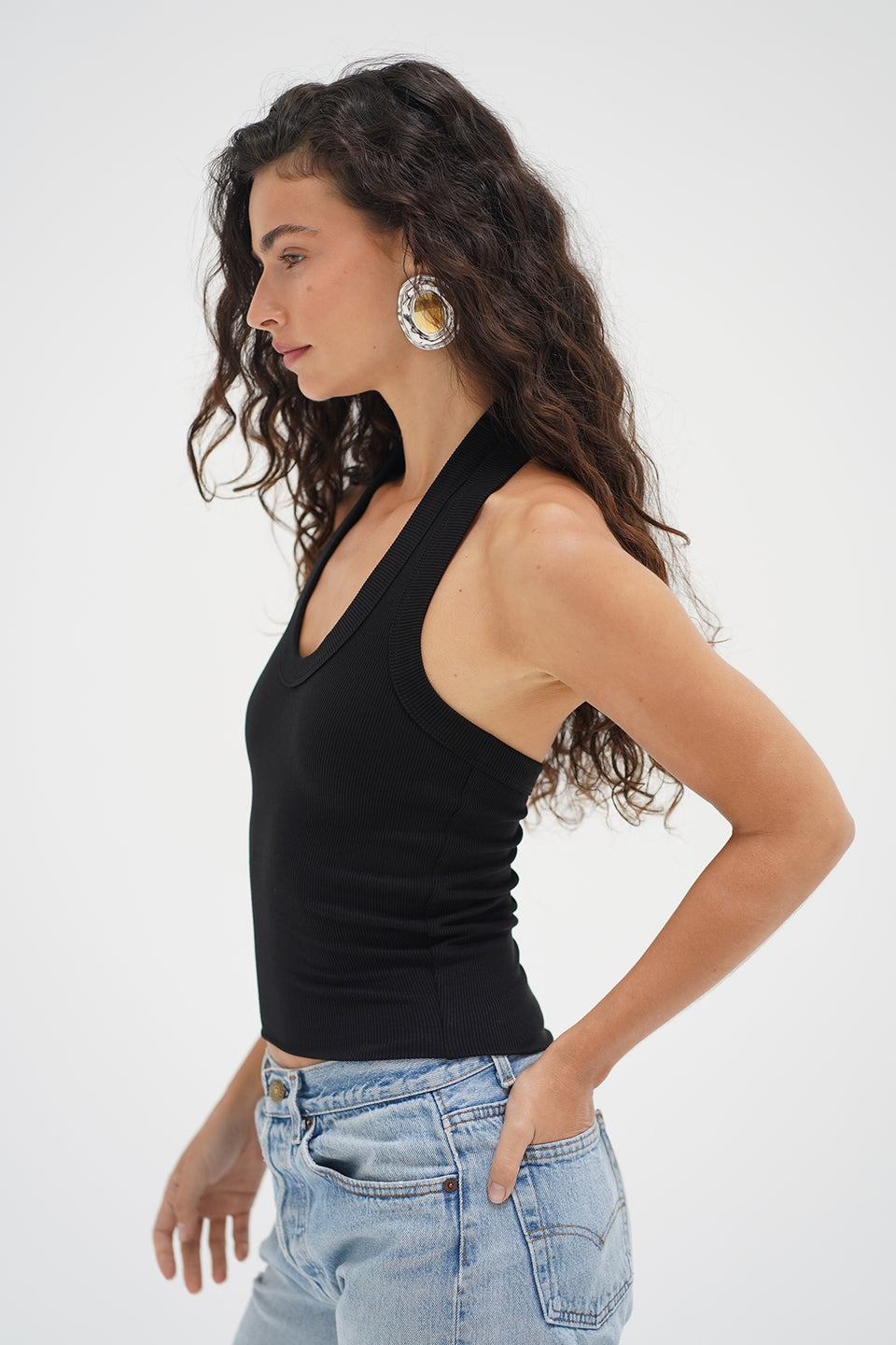 Jules Halter Top - Black