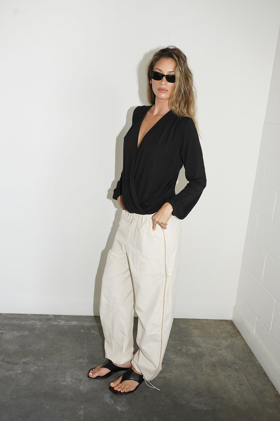 Meridian Nylon Jogger - Off White