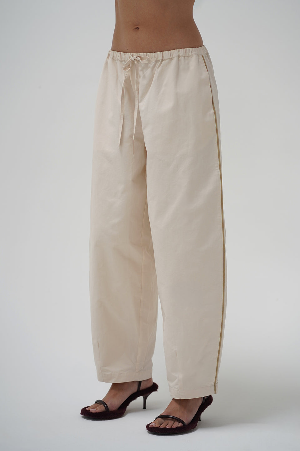 Meridian Nylon Jogger - Off White