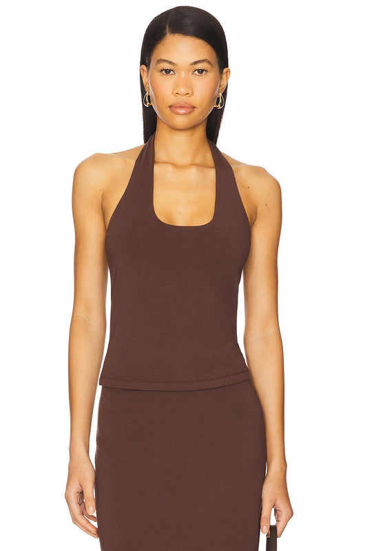 Mia Halter Tank - Deep Canyon