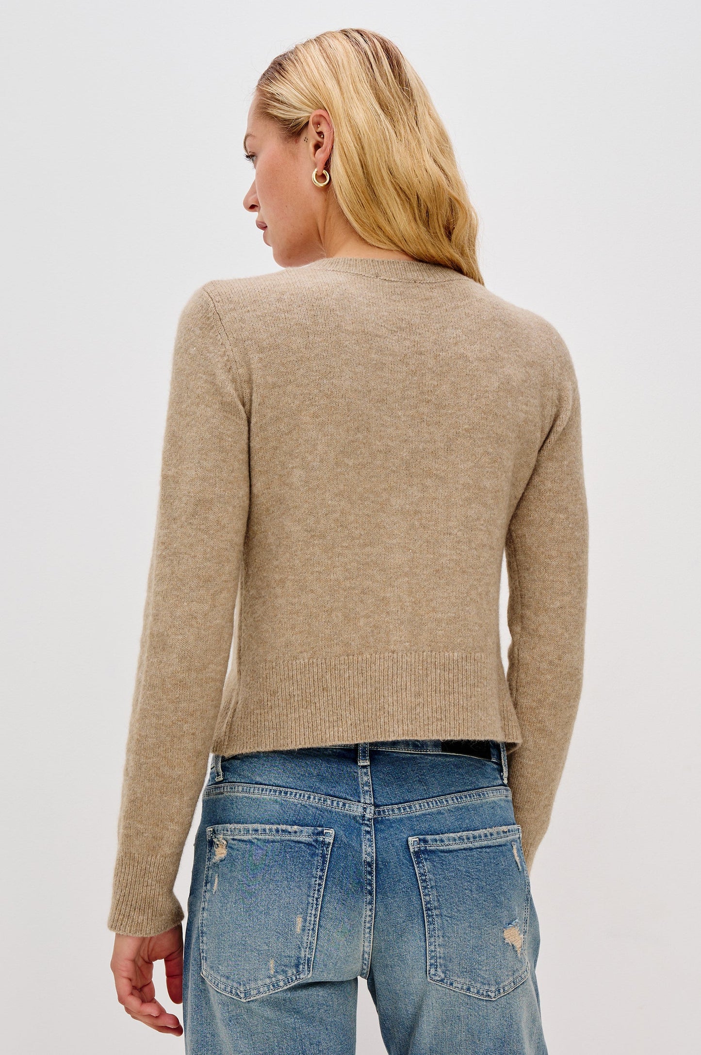 Matilda Cardigan - Heather Oat