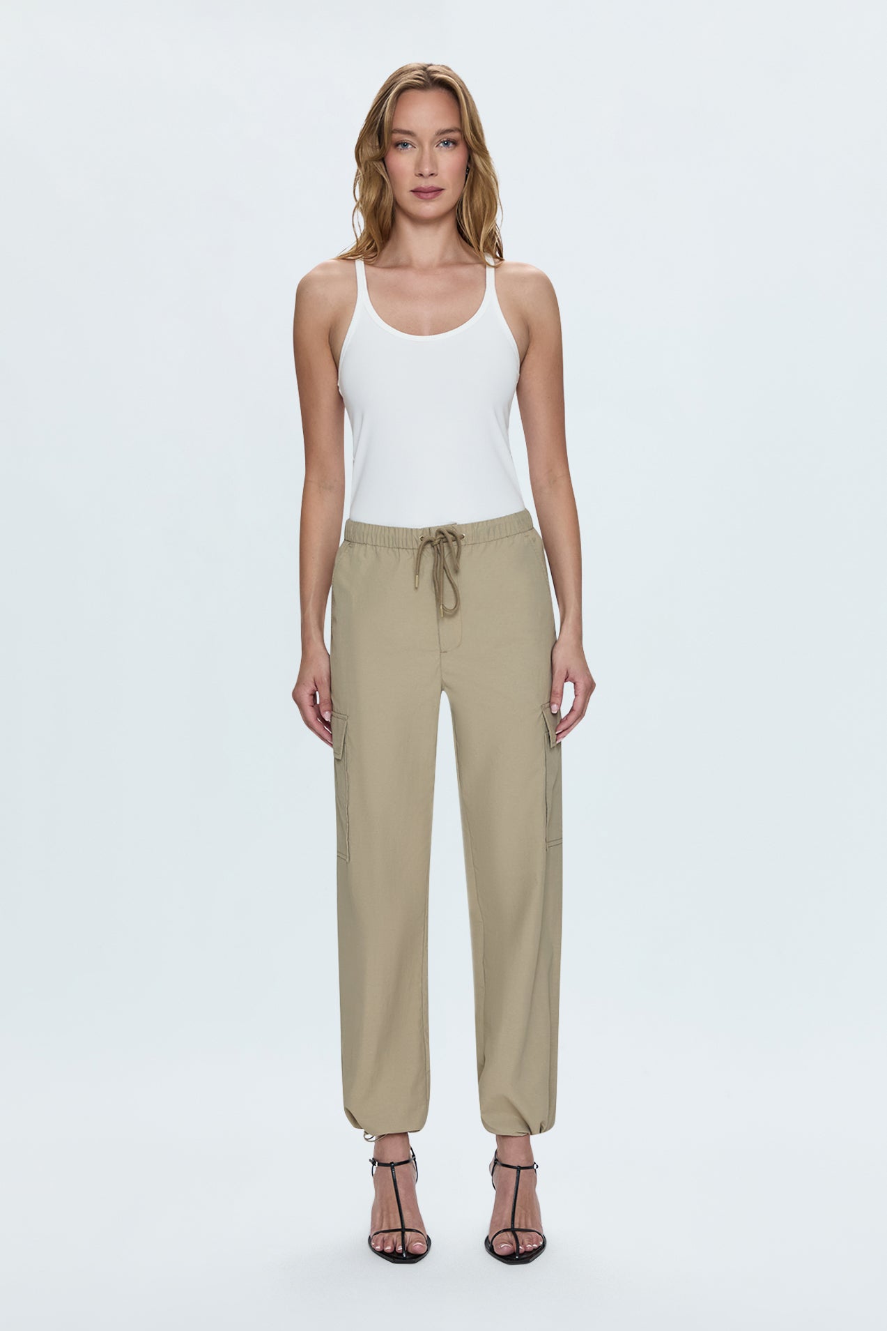 Jade Lightweight Cargo Trouser - Hazel