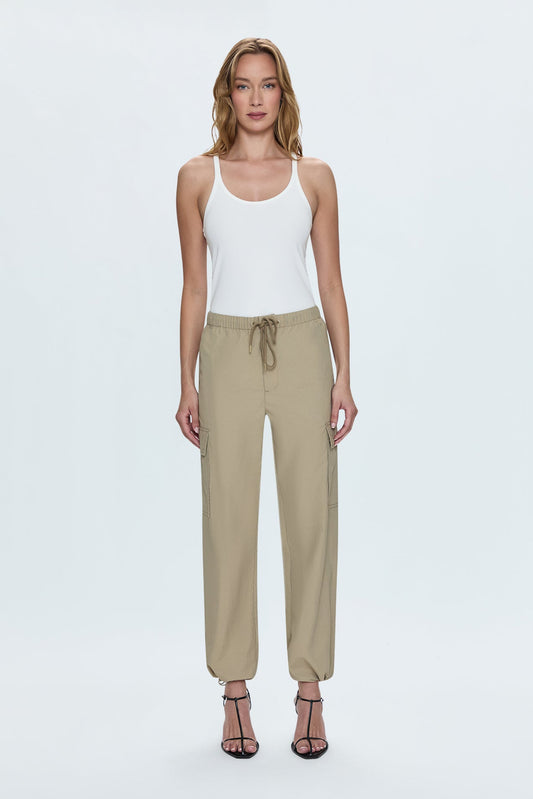 Jade Lightweight Cargo Trouser - Hazel