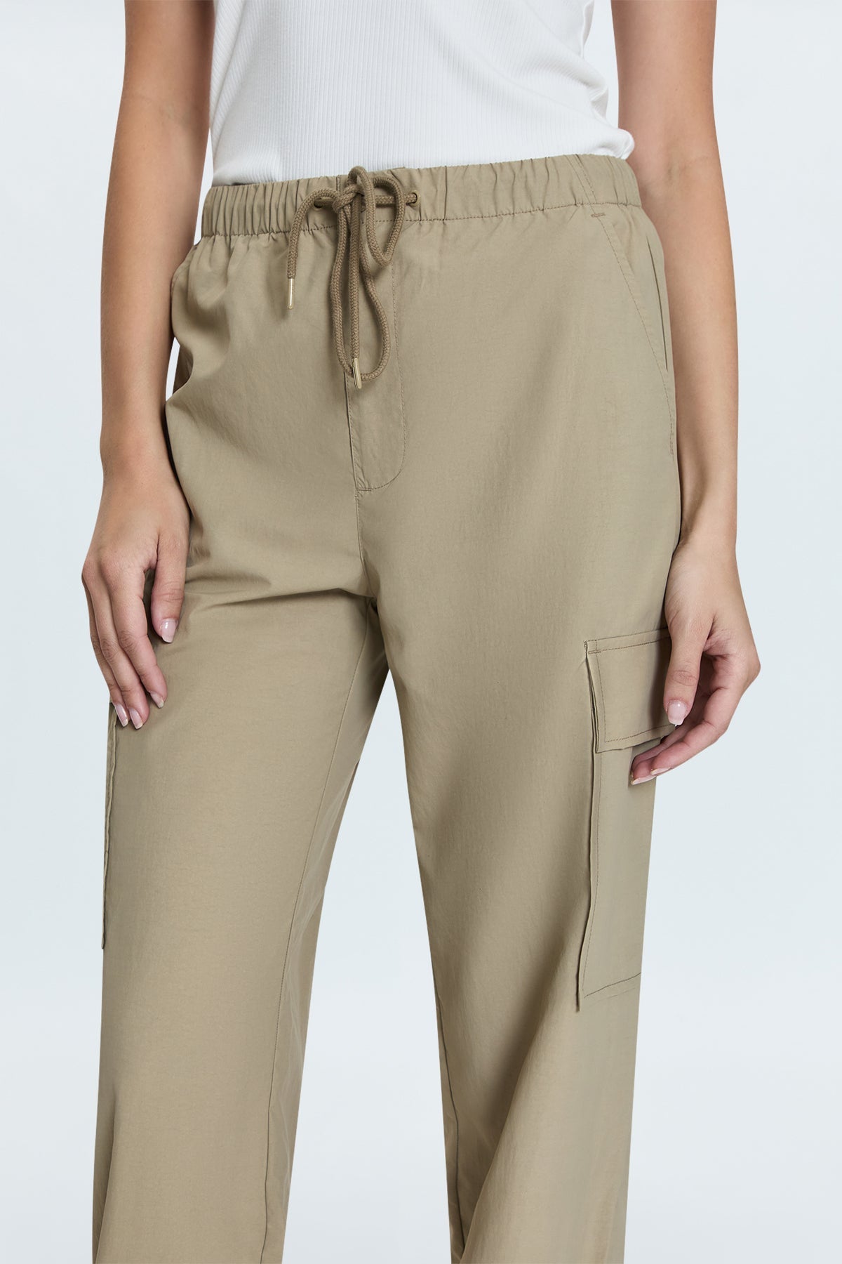 Jade Lightweight Cargo Trouser - Hazel