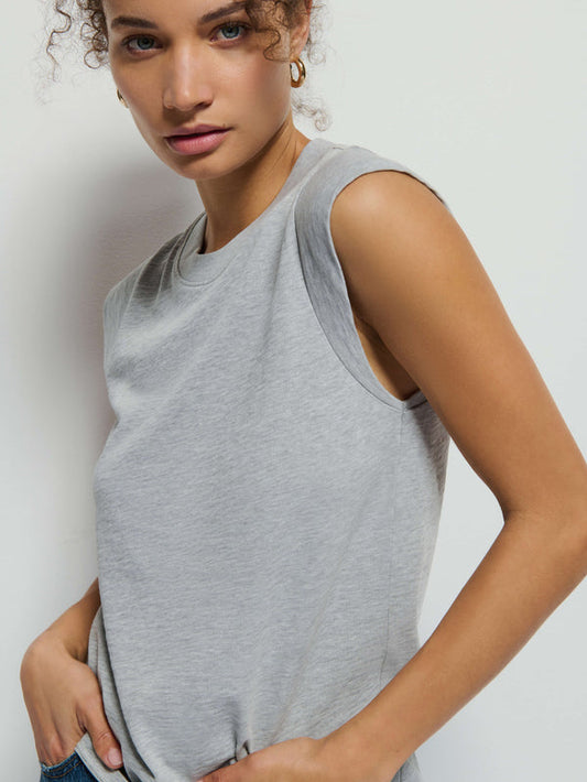 Patti Muscle Tank - Heather Grey