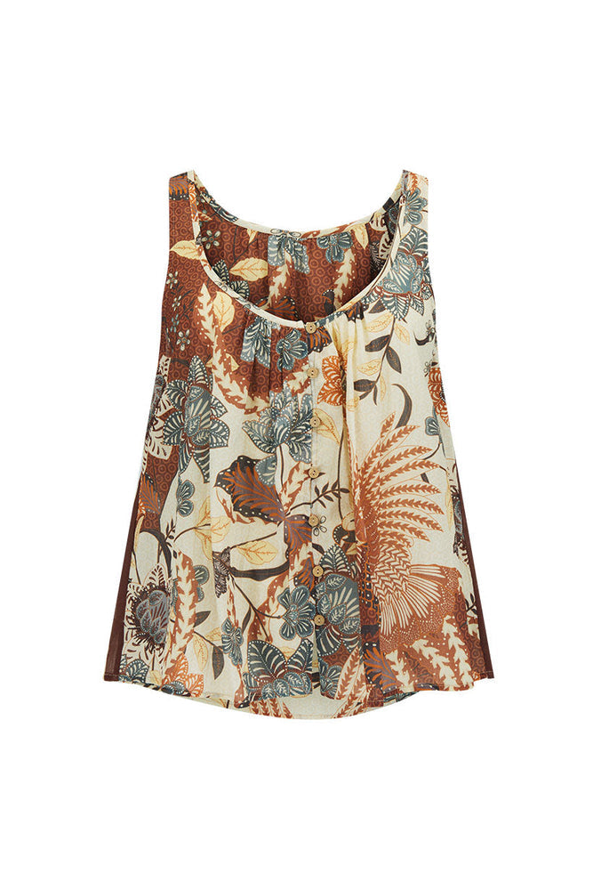 Volcano Goddess Cami - Coconut