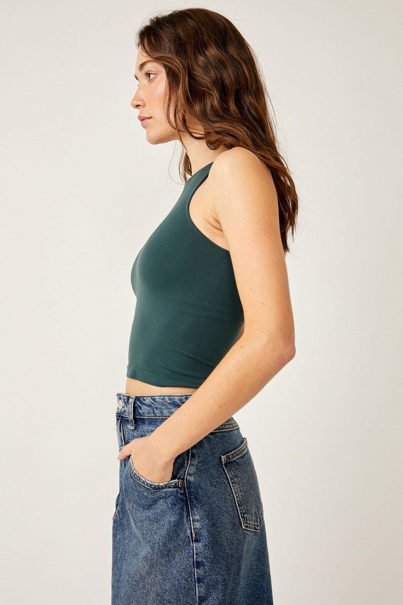 Clean Lines Cami - Forest Green