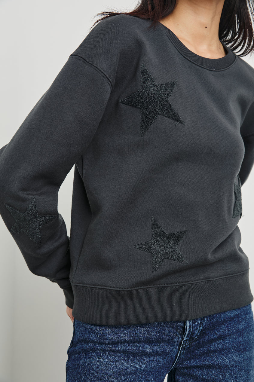 Sonia Sweatshirt - Washed Black