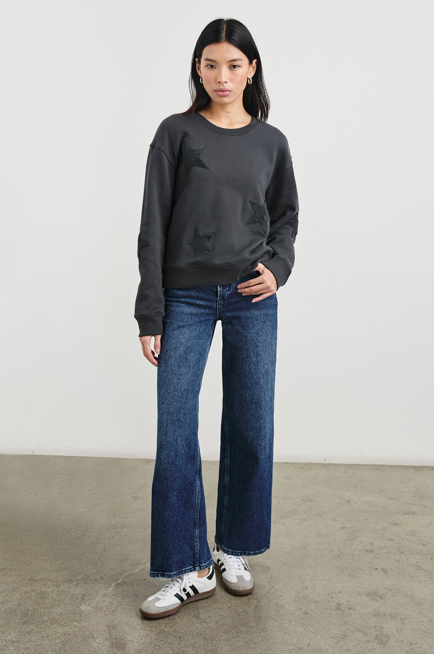 Sonia Sweatshirt - Washed Black