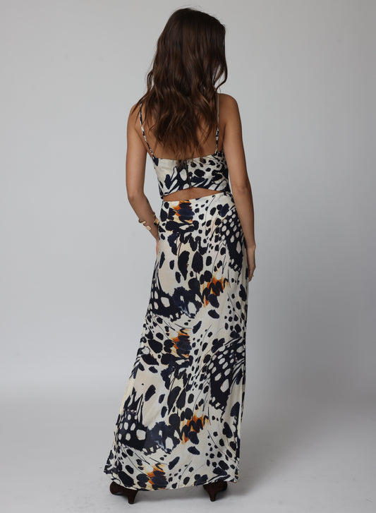 Split Crop Cami - Monarch