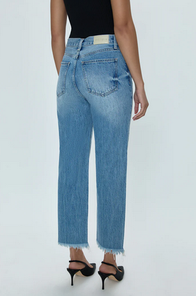 Cassie Crop Super High Rise Straight - Era Vintage