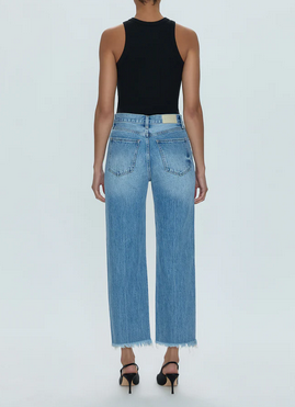 Cassie Crop Super High Rise Straight - Era Vintage