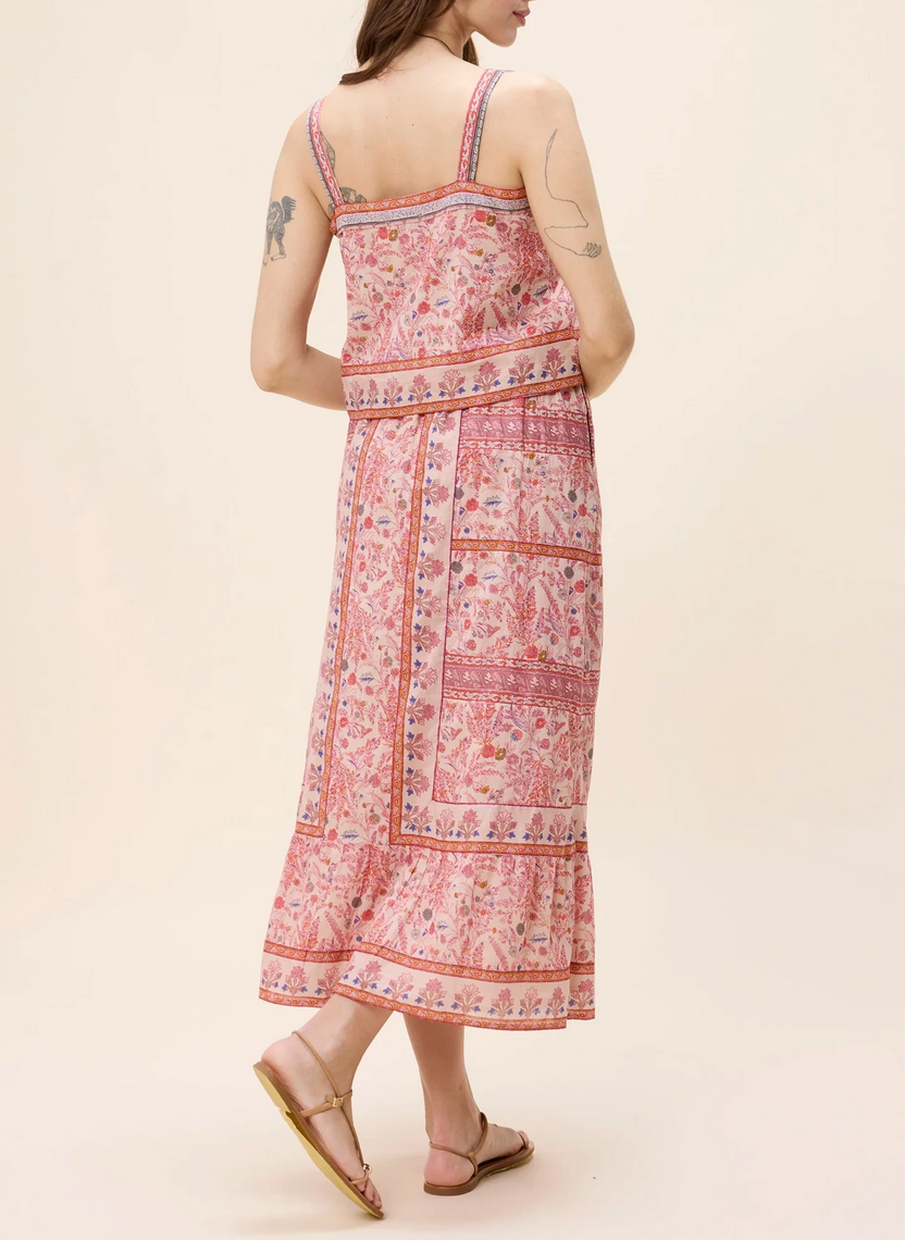 Elie Ankle Skirt - Dahlia