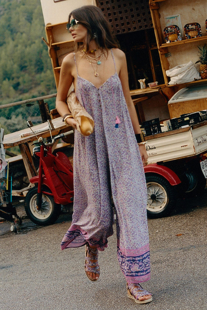 Borders at balcony Sabrina Jump-suit（Borders at Balcony