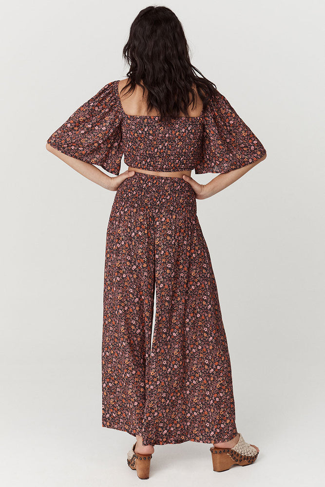 Love Jetty Wide Leg Pant - Balmy Nights