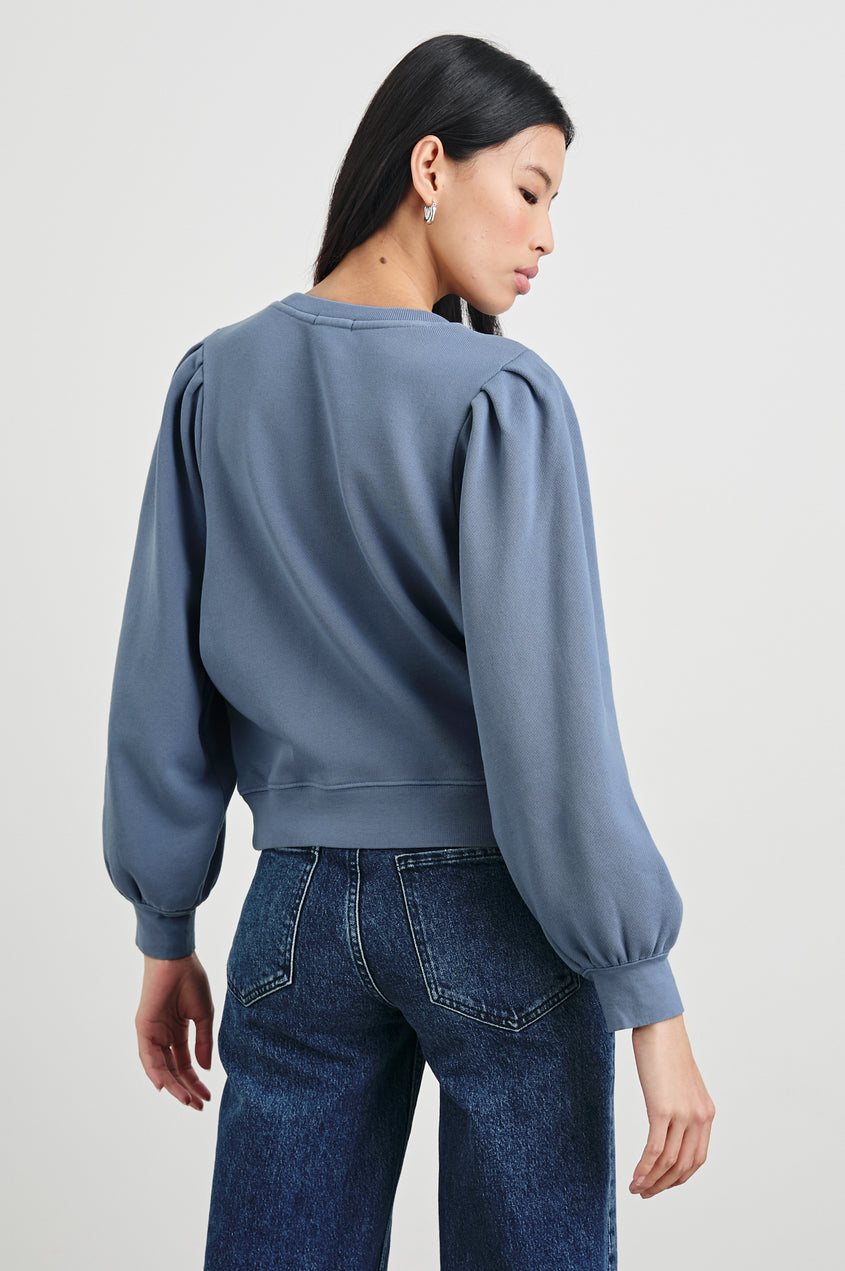 Tiffany Sweatshirt - Faded Periwinkle