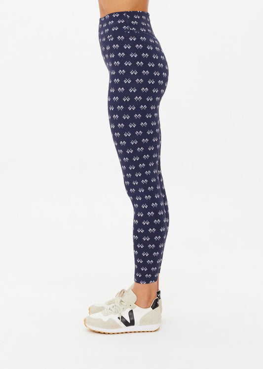 Cruzada 25in High Midi Pant - Jacquard