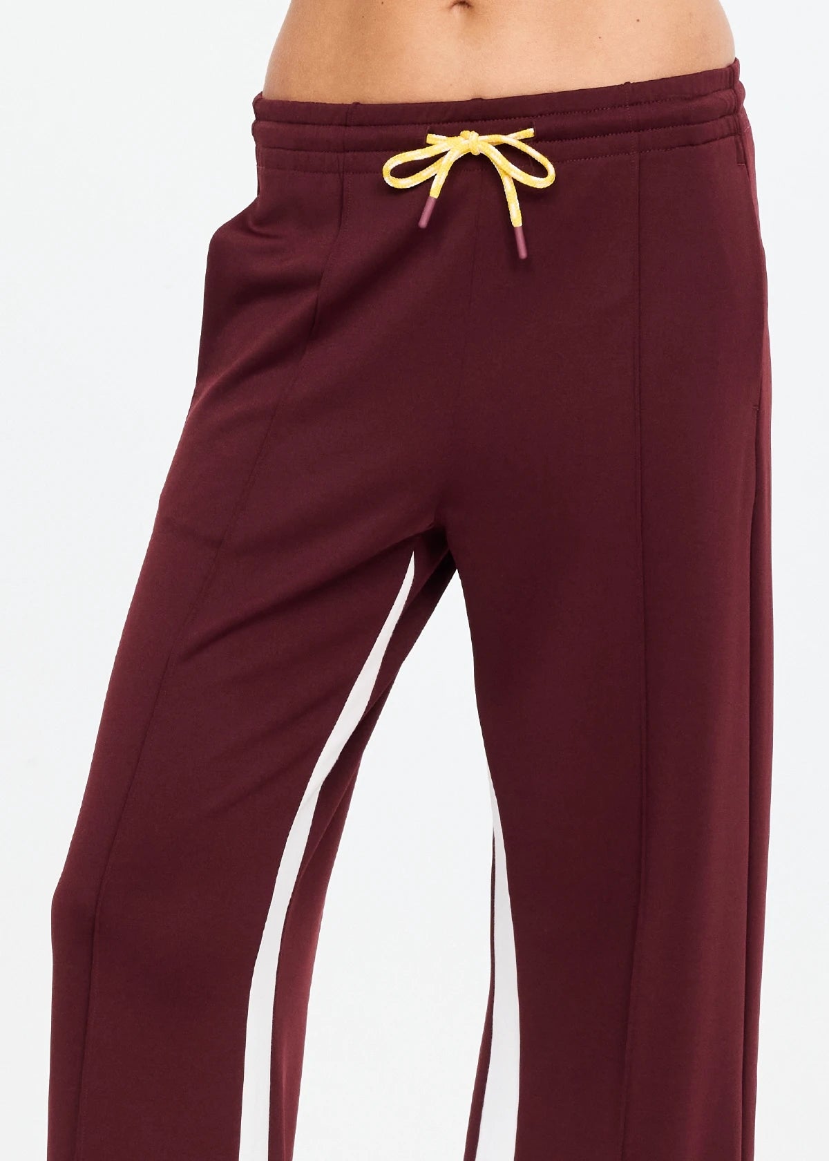 Marnie Wide Leg Pant - Bordeaux