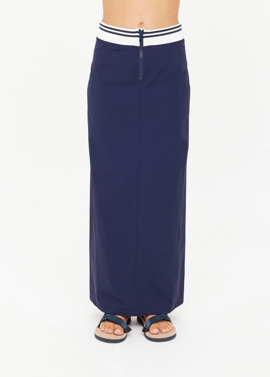 Astra Zora Midi Skirt - Navy