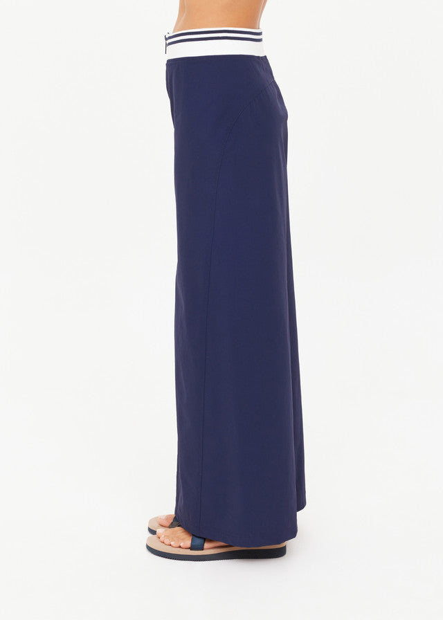 Astra Zora Midi Skirt - Navy