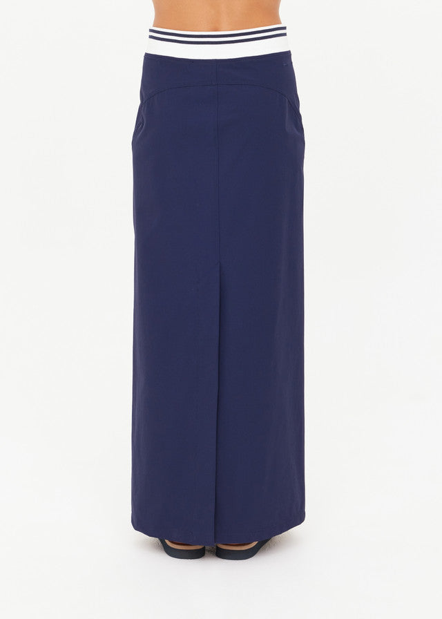 Astra Zora Midi Skirt - Navy
