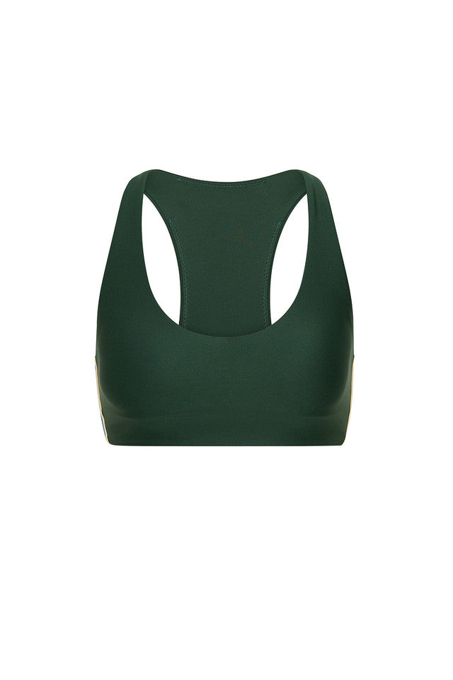 Maneki Jetta Racerback Bra - Racing Green