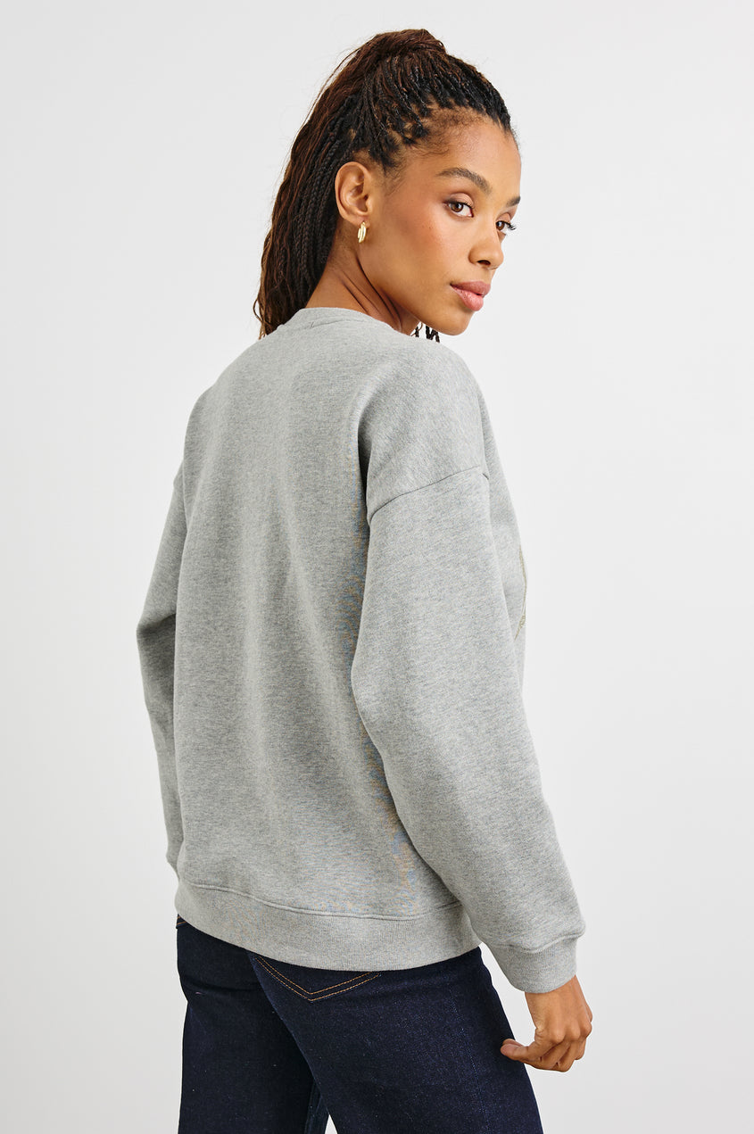 The Varsity Sweatshirt - London Glitter