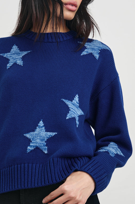 Zoey Sweater - Cobalt Galaxy