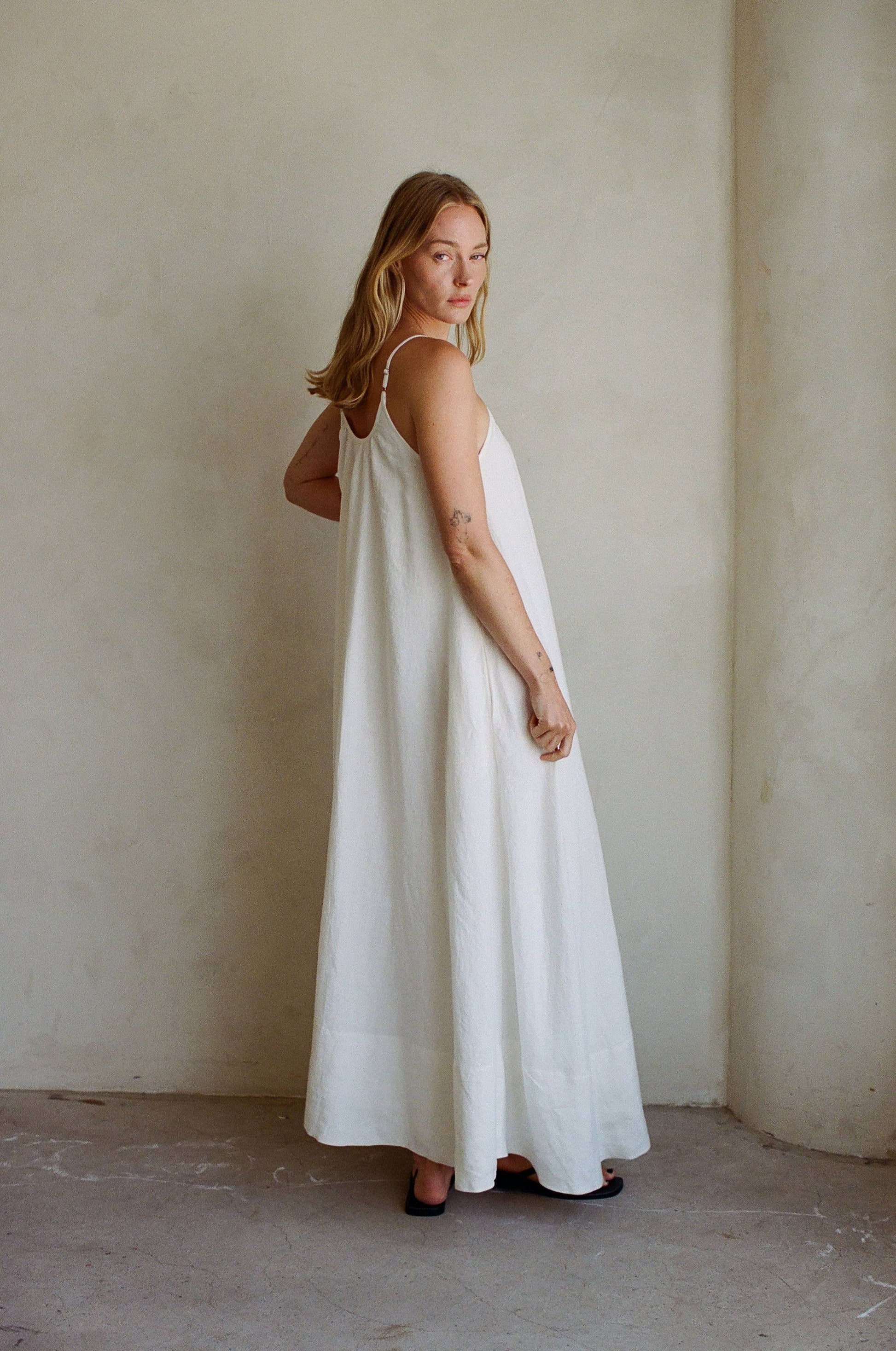 Emily Linen Maxi Dress